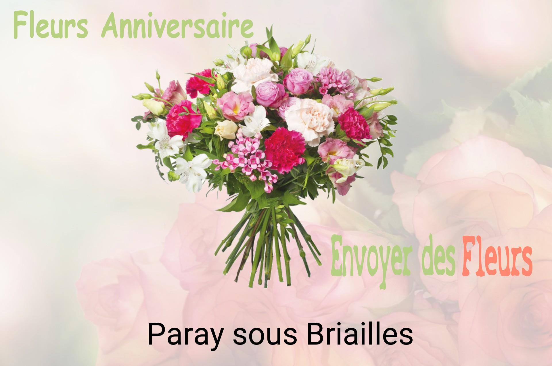 Bouquet de fleurs d’anniversaire livré à Paray-sous-Briailles